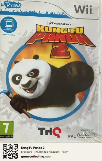 Kung Fu Panda 2 Nintendo Wii, United Kingdom box front