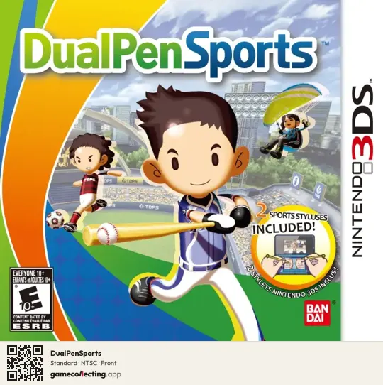 DualPenSports Nintendo 3DS, NTSC box front