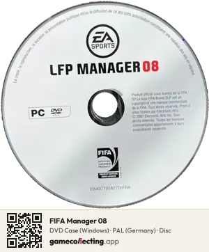 FIFA Manager 08 Computer, PAL disc