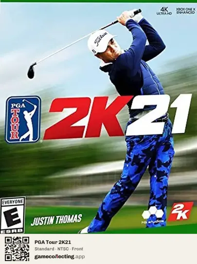 PGA Tour 2K21 Xbox One, NTSC box front