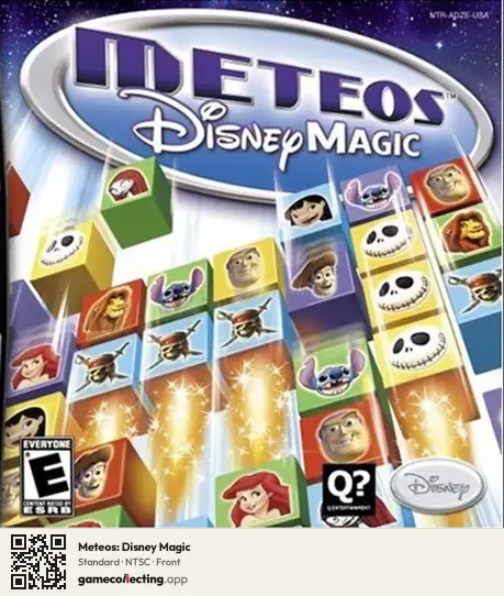 Meteos: Disney Magic Nintendo DS, NTSC box front