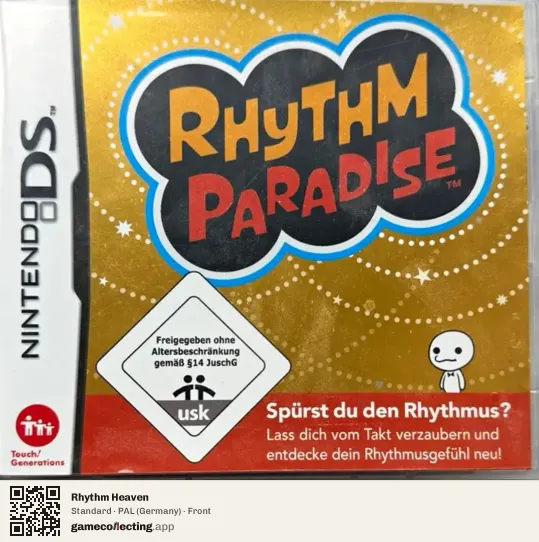 Rhythm Heaven Nintendo DS, Germany box front