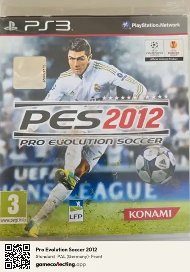 Pro Evolution Soccer 2012 PlayStation 3, Germany box front
