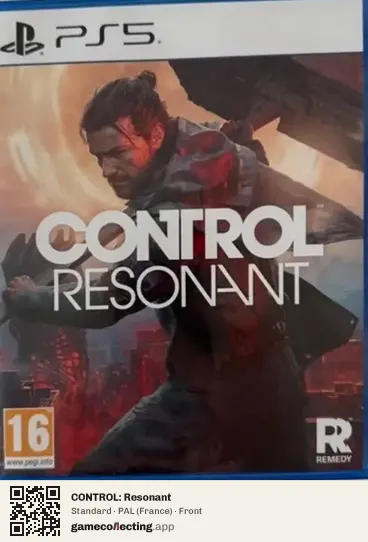 CONTROL: Resonant PlayStation 5, France box front