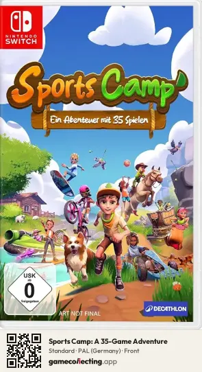 Sports Camp: A 35-Game Adventure Nintendo Switch, Germany box front