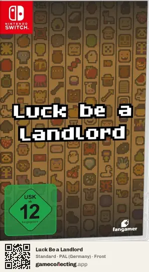 Luck Be a Landlord Nintendo Switch, Germany box front