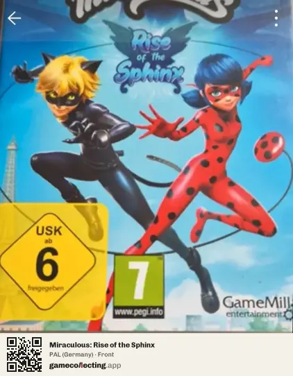 Miraculous: Rise of the Sphinx Nintendo Switch, Germany box front