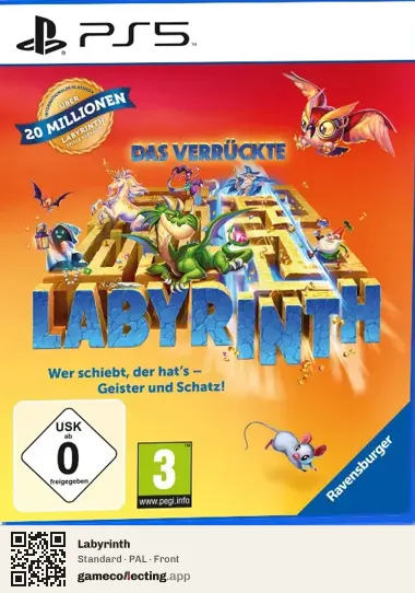 Labyrinth PlayStation 5, PAL box front