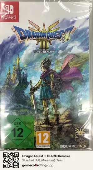 Dragon Quest III HD-2D Remake Nintendo Switch, Germany box front