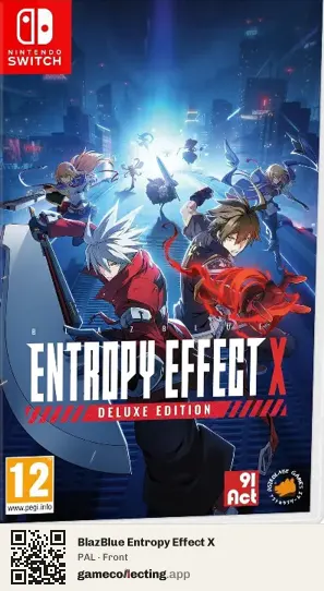 BlazBlue Entropy Effect X Nintendo Switch, PAL box front