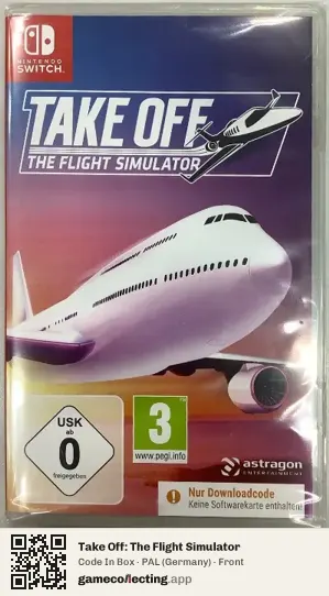 Take Off: The Flight Simulator Nintendo Switch, Germany box front