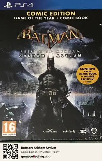 Batman: Arkham Asylum PlayStation 4, Italy box front