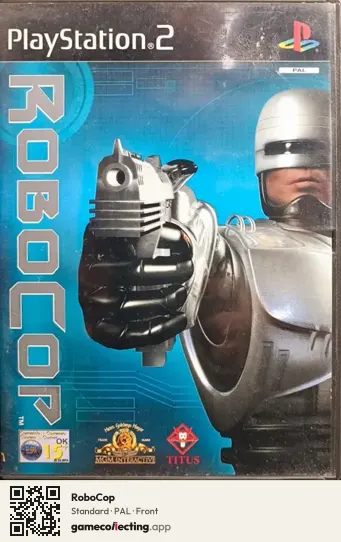 RoboCop PlayStation 2, PAL box front