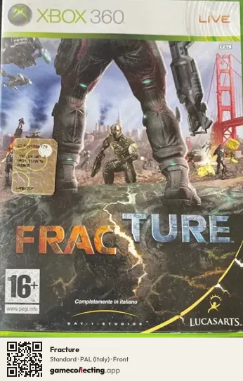 Fracture Xbox 360, Italy box front