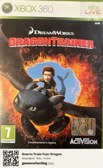 How to Train Your Dragon Xbox 360, PAL box front