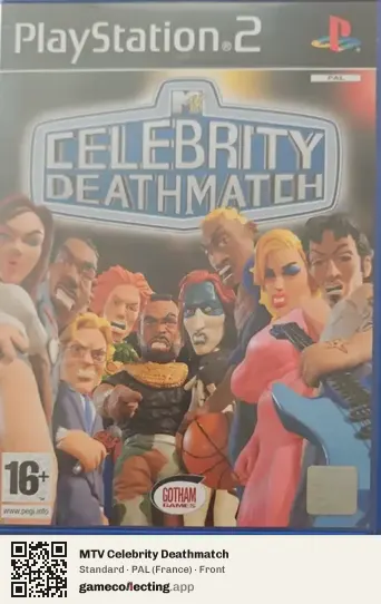 MTV Celebrity Deathmatch PlayStation 2, France box front