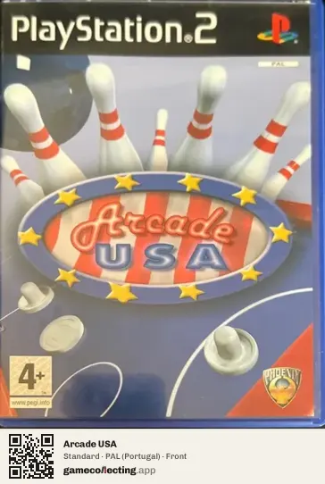 Arcade USA PlayStation 2, Portugal box front