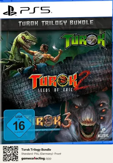 Turok Trilogy Bundle PlayStation 5, Germany box front