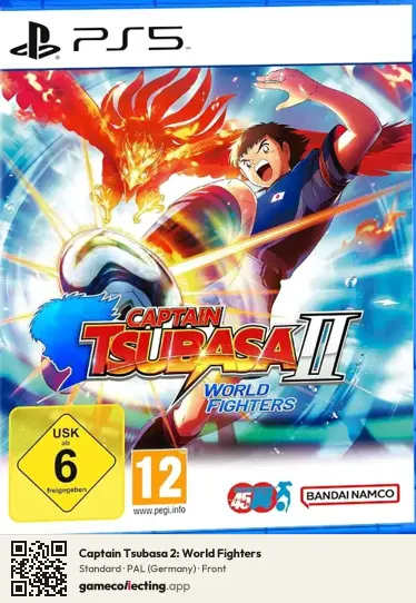 Captain Tsubasa 2: World Fighters PlayStation 5, Germany box front