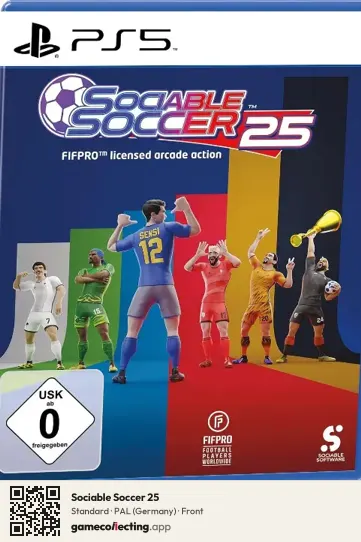 Sociable Soccer 25 PlayStation 5, Germany box front