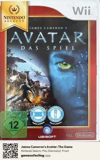 James Cameron's Avatar: The Game Nintendo Wii, Germany box front
