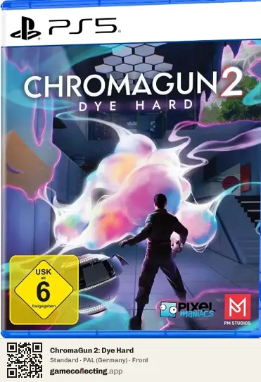 ChromaGun 2: Dye Hard PlayStation 5, Germany box front