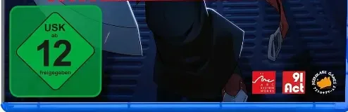 BlazBlue Entropy Effect X, the USK square on its front
