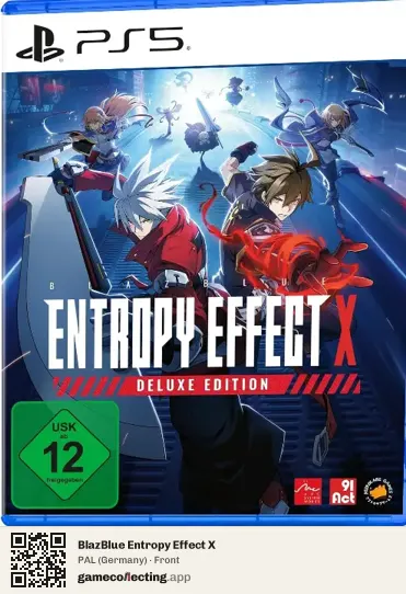 BlazBlue Entropy Effect X PlayStation 5, Germany box front