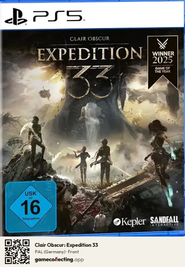 Clair Obscur: Expedition 33 PlayStation 5, Germany box front