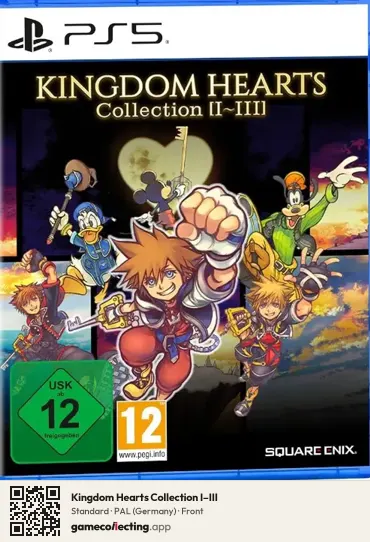 Kingdom Hearts Collection I–III PlayStation 5, Germany box front