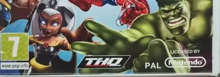 Marvel Super Hero Squad, the PEGI square on its front