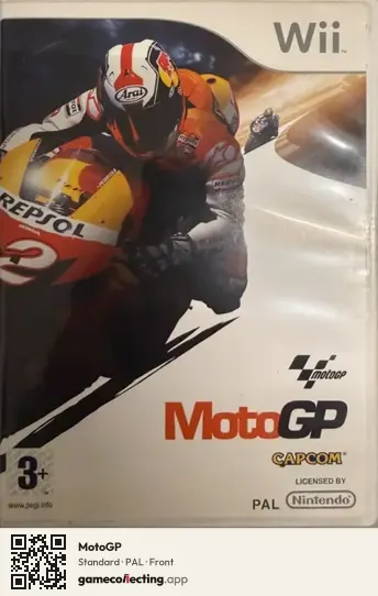 MotoGP Nintendo Wii, PAL box front