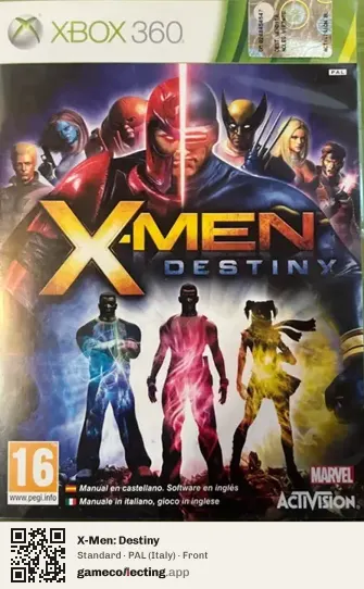 X-Men: Destiny Xbox 360, Italy box front