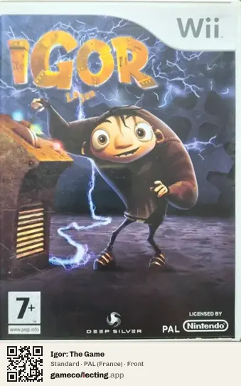 Igor: The Game Nintendo Wii, France box front