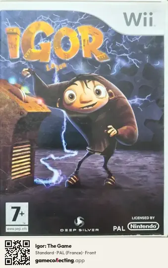 Igor: The Game Nintendo Wii, France box front