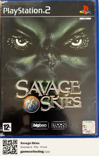 Savage Skies PlayStation 2, PAL box front
