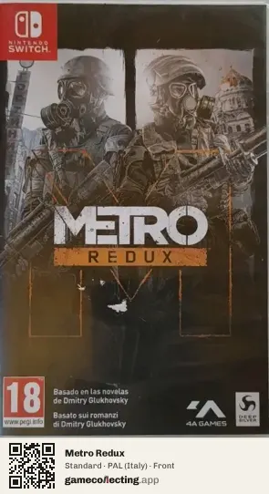 Metro Redux Nintendo Switch, Italy box front
