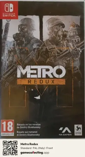 Metro Redux Nintendo Switch, Italy box front