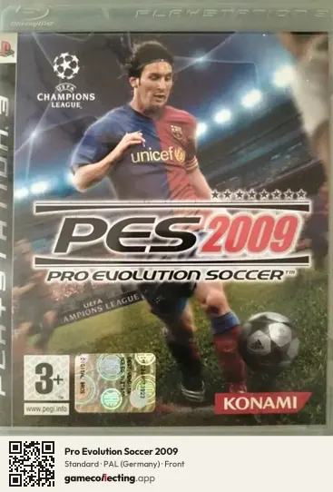 Pro Evolution Soccer 2009 PlayStation 3, Germany box front