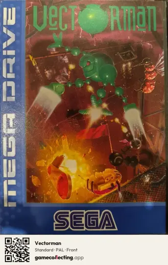 Vectorman Sega Mega Drive / Genesis, PAL box front