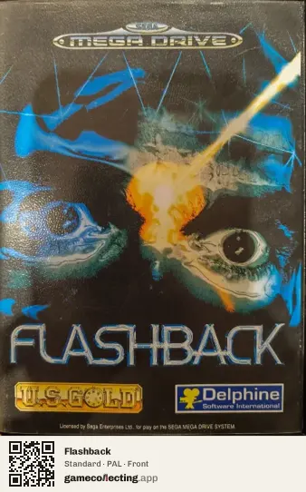 Flashback Sega Mega Drive / Genesis, PAL box front