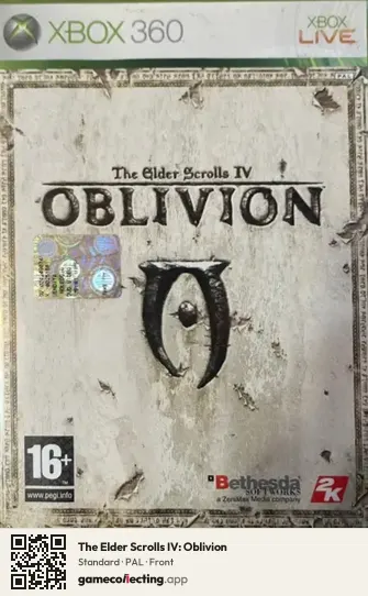 The Elder Scrolls IV: Oblivion Xbox 360, PAL box front