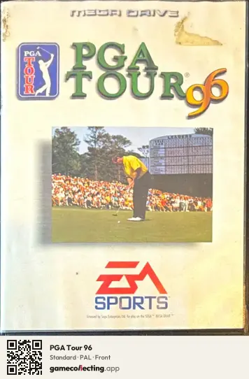 PGA Tour 96 Sega Mega Drive / Genesis, PAL box front