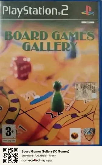 Board Games Gallery (10 Games) PlayStation 2, Italy box front