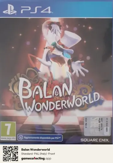 Balan Wonderworld PlayStation 4, Italy box front