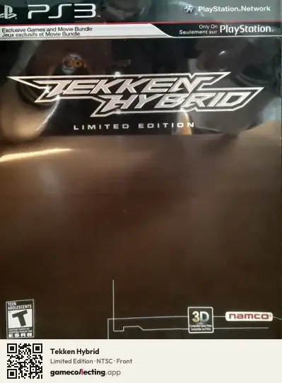 Tekken Hybrid PlayStation 3, NTSC box front