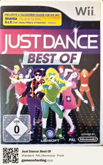 Just Dance: Best Of Nintendo Wii, Germany box front