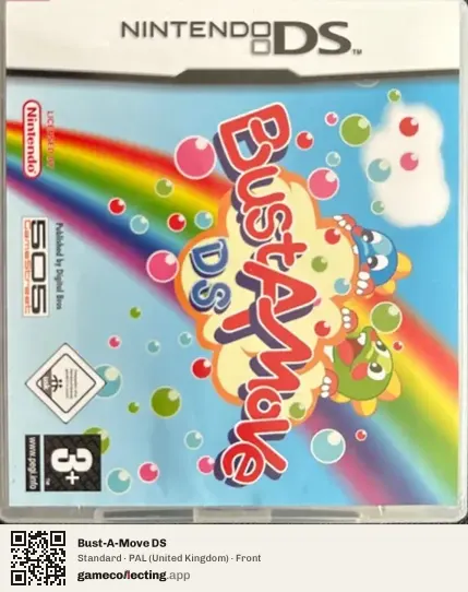 Bust-A-Move DS Nintendo DS, United Kingdom box front