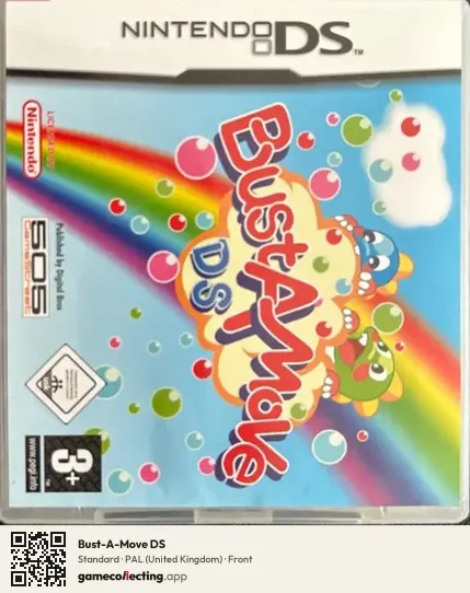 Bust-A-Move DS Nintendo DS, United Kingdom box front