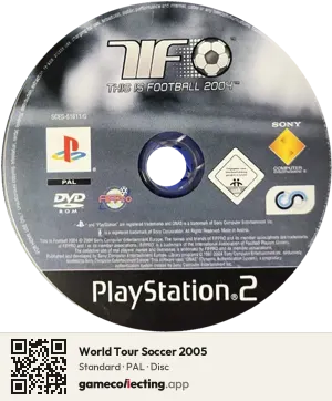 World Tour Soccer 2005 PlayStation 2, PAL disc